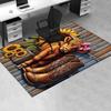 Chair Mat: Sunflower Cow Office Carpet Large Rug for Home Decor, Sofa Cover, Gift Idea, Suitable for Bedroom, Living Room, Various Rooms