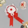 Anime Style Hair Clip Lace Barrettes And Button For Secure Bun Hold In Various Occasion Comfortable Hairpin