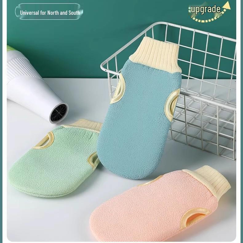 Exfoliating Back Scrubber & Sponge Set for Women & Men - Bath Essentials