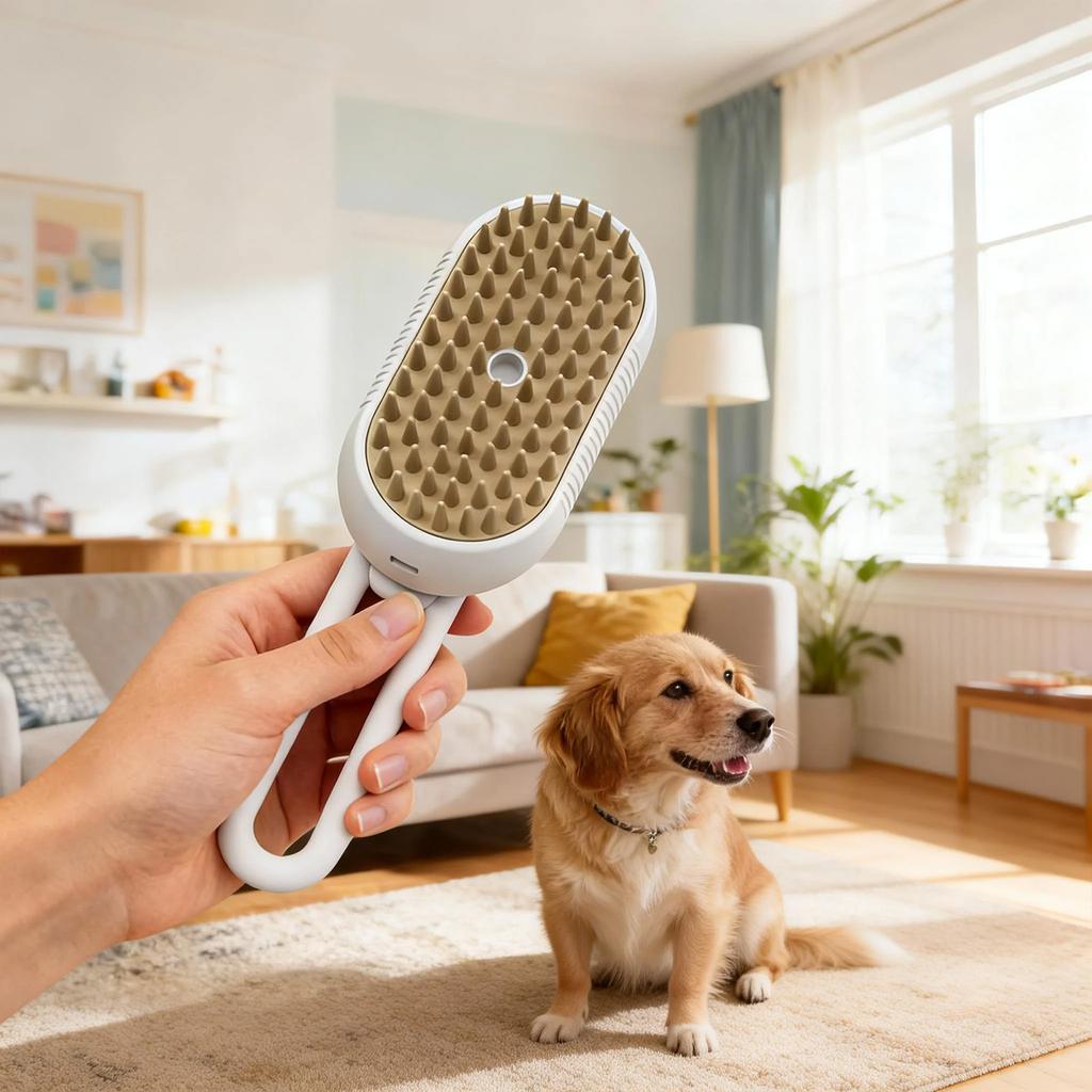 Pet Comb Spray Detangling Brush Hair Combing Tool Pet Cleaning And Dog Special Comb Pet Supplies