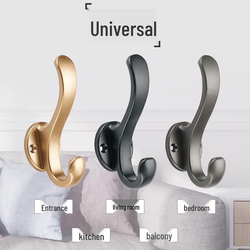 JNL Dual-Use Wall-Mounted Metal Hook