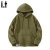 Fingercroxx Men's Double-Sided Sherpa Fleece Hooded Pullover