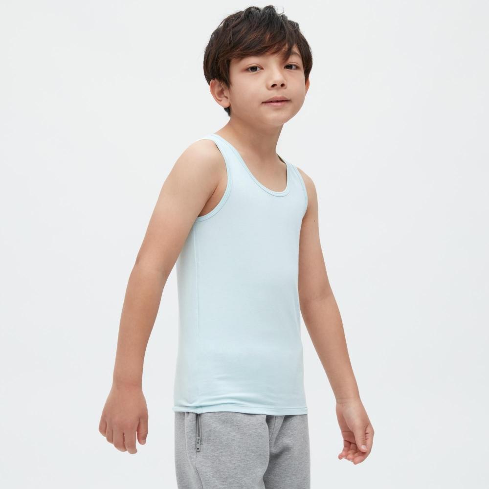 

Майка UNIQLO JAPAN KIDS AIRism из смесового хлопка