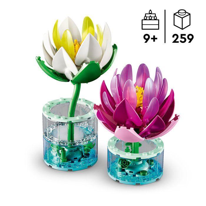 LEGO Botanicals 11511 The Water Lilies - Artificial Flower Set from 9 Years - Decoration