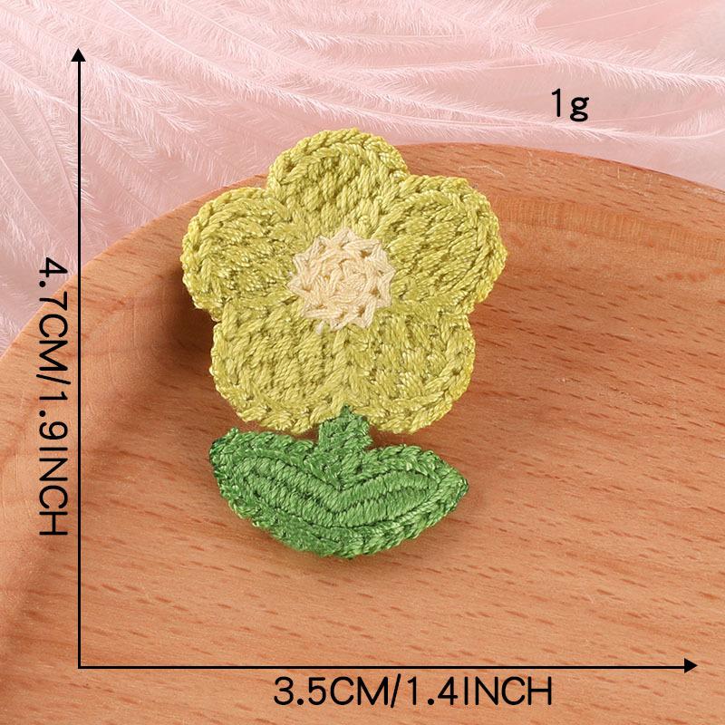 Computer Embroidery Label Flower Diy Hand Account Accessories Accessories Patch Cloth Sticker Brooch Jewelry Hair Accessories Accessories Sticker