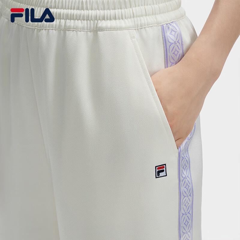 FILA Women's Side-Splice Wide-Leg Trousers