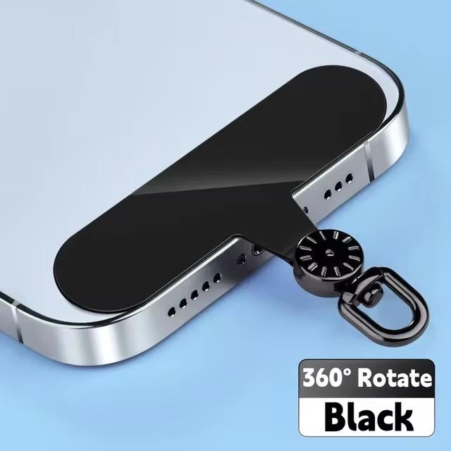 Neutral Phone Lanyard Tether Tab 360 Degree Rotatable Soft Tpu Mobile Phone Gaskets Replacement Phone Case Patrs Hanging Clips