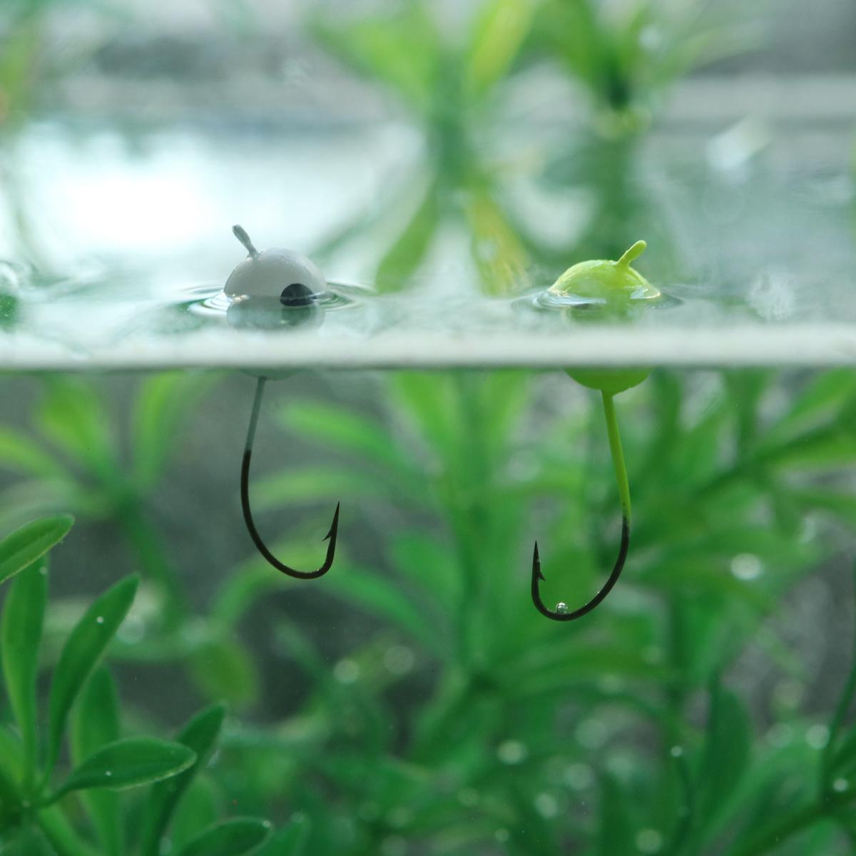 Bimoo 5 шт. плавающий крючок-поппер нахлыстовая приманка для ловли форели и окуня 27mm — фото 12