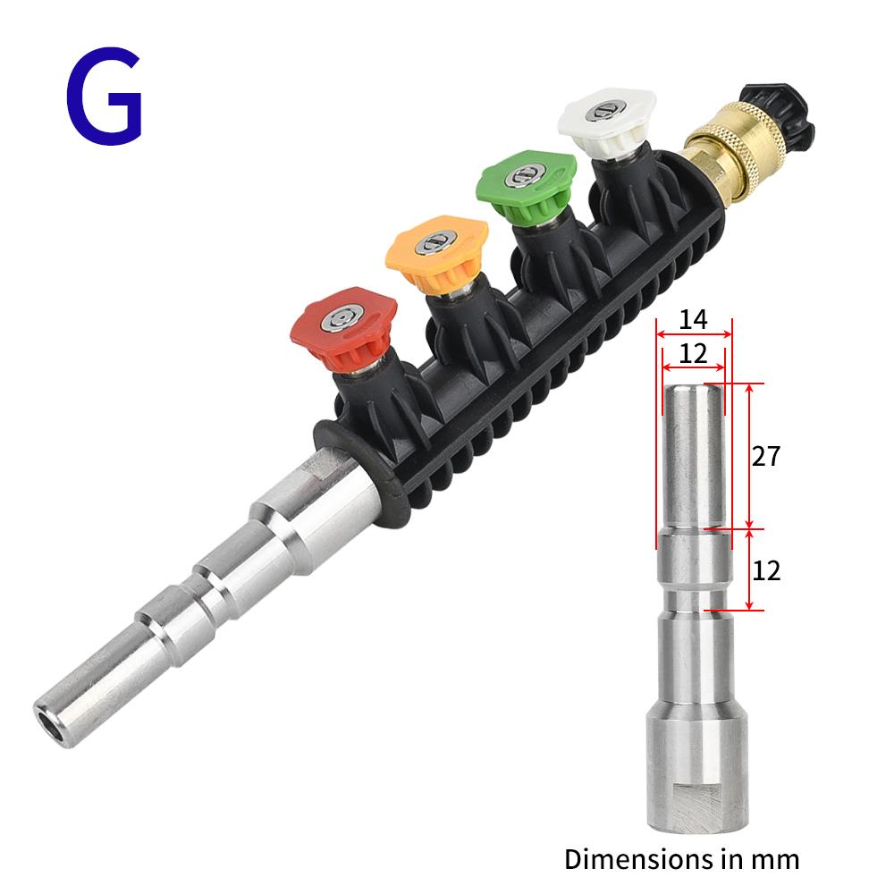 High Pressure Washer Gun Wand Tips Car Jet Washer Spray Gun Lance Nozzle Tip for Karcher Black Deckeri Bosch Lavor