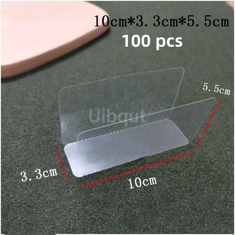 Cake roll separator paper transparent hand-held baking oil resistant square cake decorative edge holder Dessert Mousse Mat paper