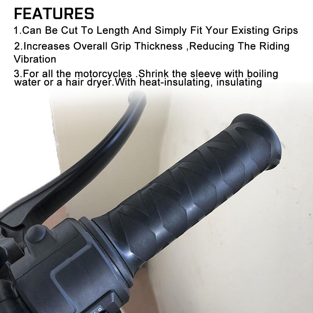 Universal Motorcycle Non-slip Heat Shrinkable Grip Anti-skid Handle Rubber Sleeve Glove Handlebar Cover For BMW R1250GS R1200GS ADV F900XR 5 Colors