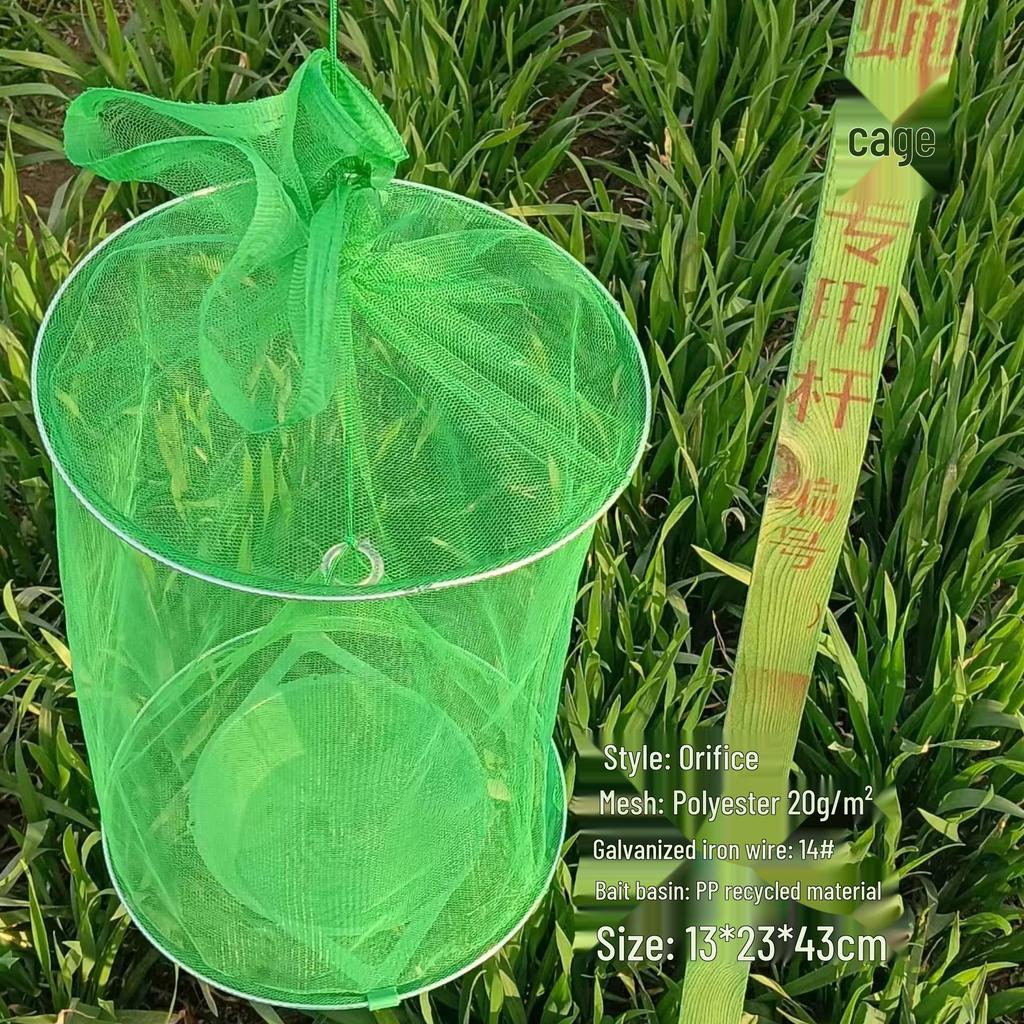 Hanging Outdoor Fly Trap Cage - Effective Fly Catcher & Killer