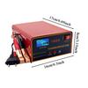 Battery Charger Motorcycle Charger For Battery Maintainer Fast Charging Safety Protection Compressor Portable For Tractor Marine