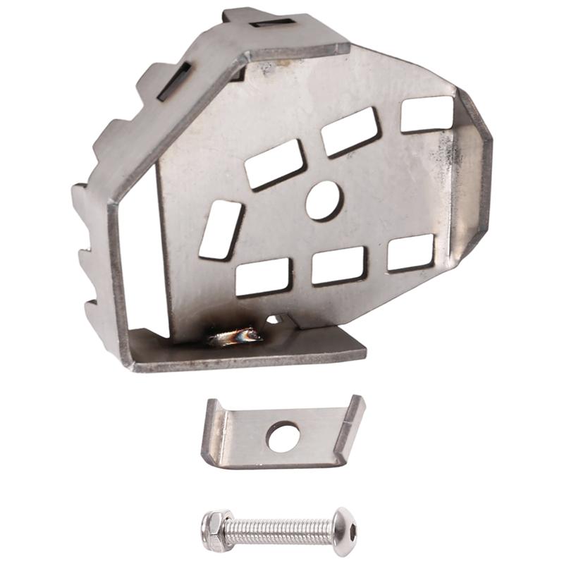 Rear Brake Peg Pad Extender Motorcycle Foot Brake Lever Pedal Enlarge For Ducati Scrambler 400 800 Silver