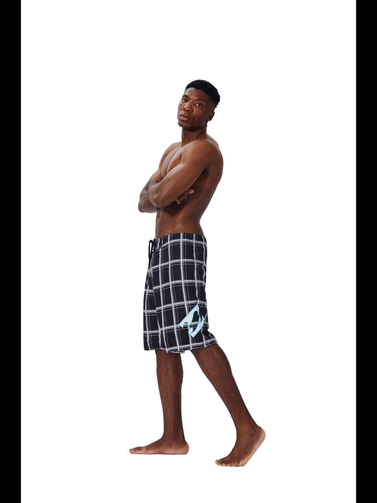 Billabong Men's Quick-Dry Plaid Surf Shorts - Black, Summer 2023