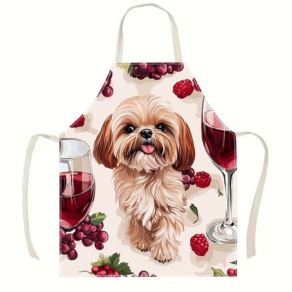 

Adorable Shih Tzu Dog Apron in Various Sizes, Perfect for Kitchen Cooking and Pet Lovers 38X47cm