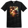 Heavy Metal Retro Rock Album Cover T Shirt Halloween Design Graphic Tee