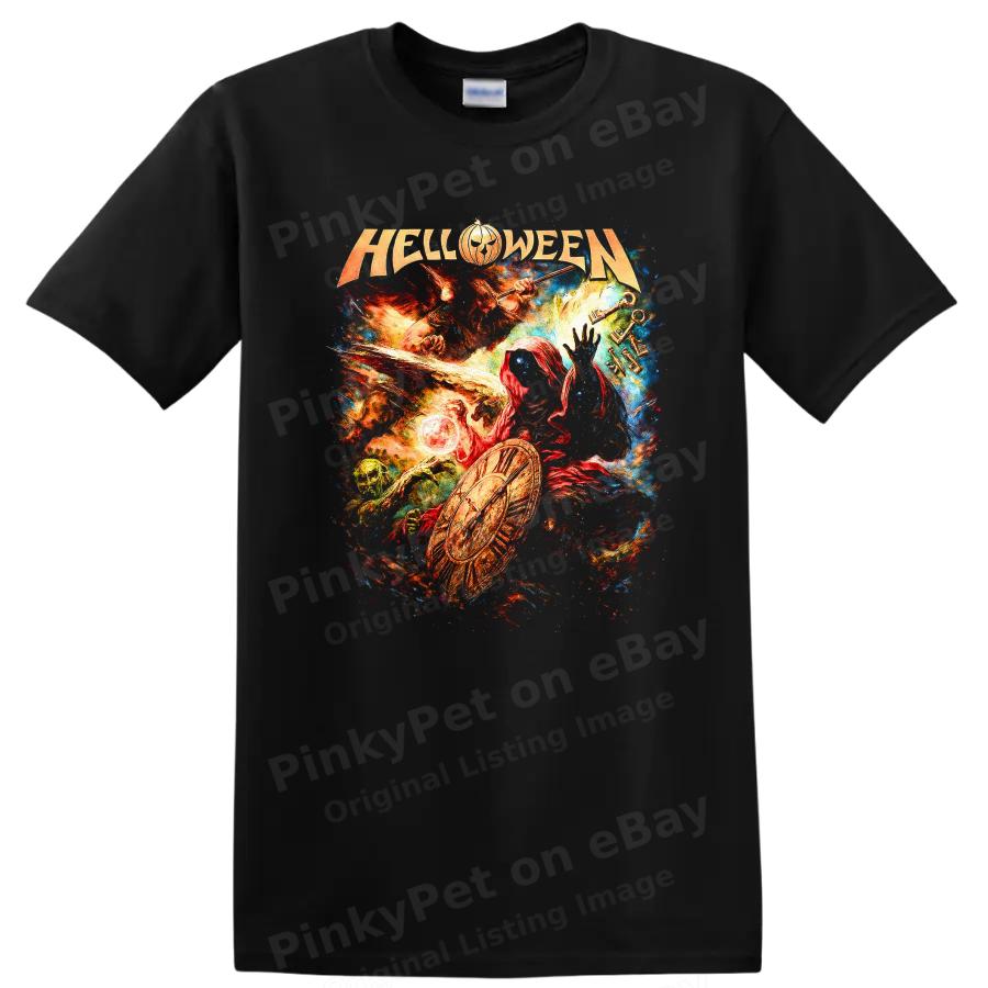 Heavy Metal Retro Rock Album Cover T Shirt Halloween Design Graphic Tee
