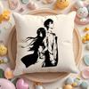 Anime S-Steins Gate Cushion Cover Short Plush Double-Sided Printing Home Machine Washable In Warm Winter Pillow Case