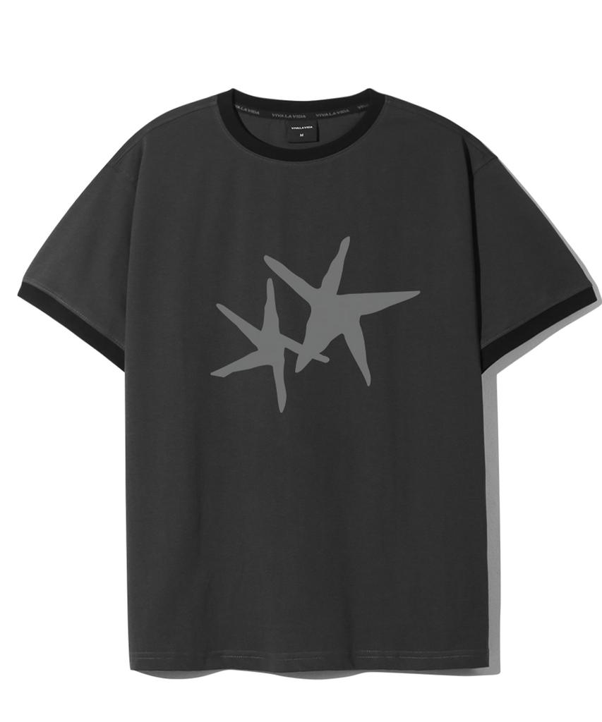 Bibalabida Seastar Ringer Short Sleeve T-Shirt
