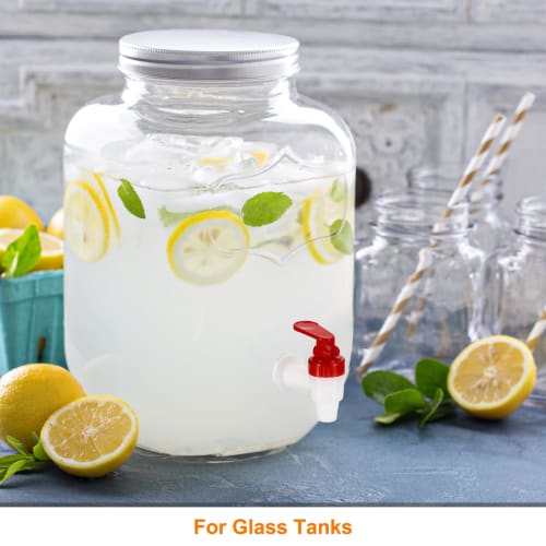 Uxcell Replacement Spouts for Beverage Dispensers, Set of 2 Plastic Water Dispenser Spout Replacement Faucets, Perfect for Parties and Family Gatherin