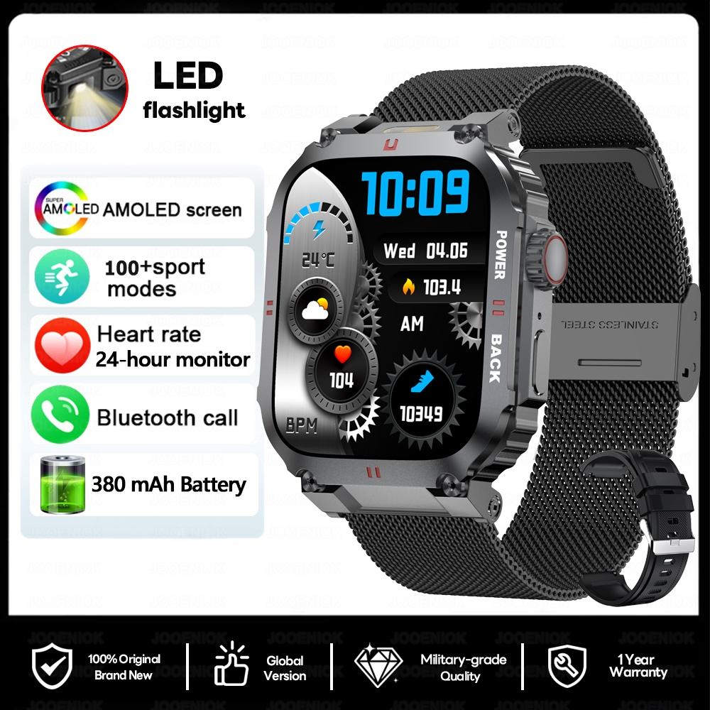 New Deeply Water Resistant SmartWatch Men Heart Rate Sleep Monitoring Reminder feature 100+ Sports Modes Smart Watch Men