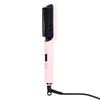 Straight Curly Hair Iron 2 Purpose Electric Curling Comb Negative Ion Straightener Styling Tool Pink