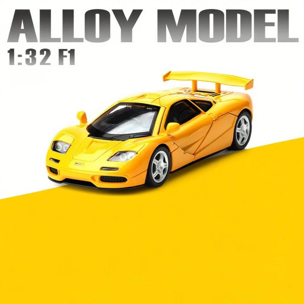 1/32 McLaren 1993 F1 Alloy Miniature Car Model Diecast Metal Scale Model Car Sound and Light Children Toy Car Vehicles Gifts