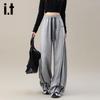 izzue it Women's High-Waist Wide-Leg Casual Sweatpants