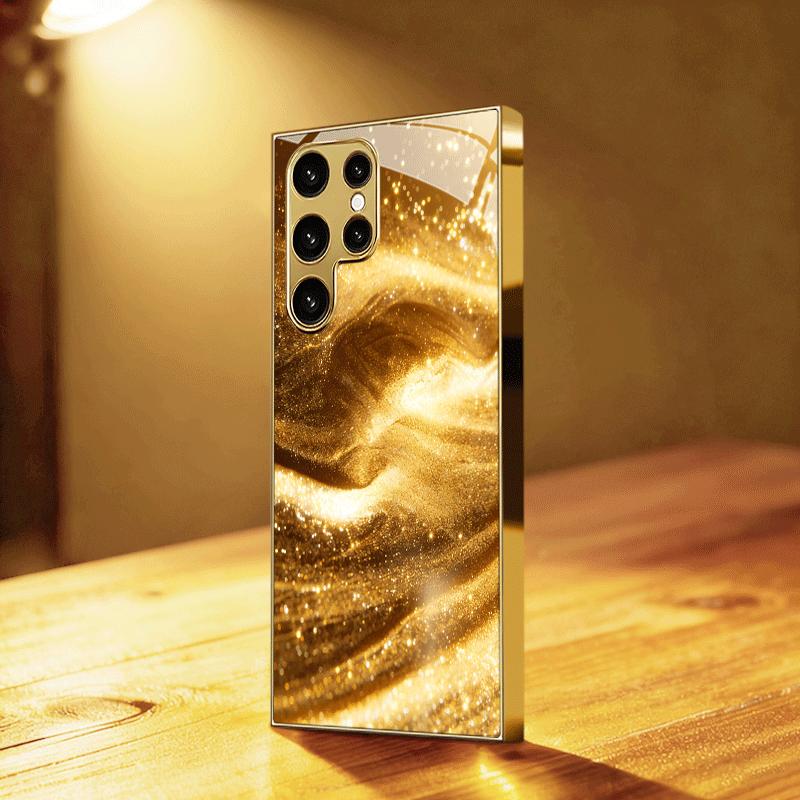 gorgeous luxury High-end PhoneCase Electroplated Glass PhoneCase for Samsung Galaxy S26 S25 S24 S23 S22 S21 FE Ultra Plus