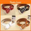 Leather Waist Stylish Belt For Women With Alloy Buckle And Elegant Design