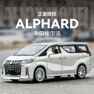 1:24 Simulation Alloy Toyota Alpha Commercial Vehicle Model 6 Door Opening Sound And Light