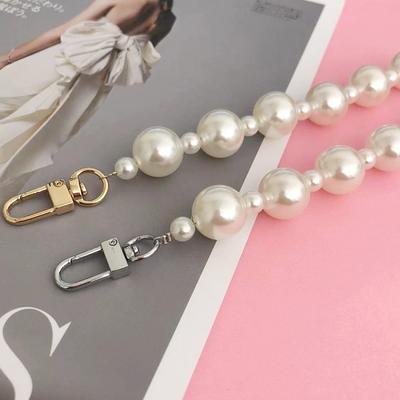 Imitation Perle Tasche Dekoration Gepäck Zubehör Kette Frauen Handtasche Schulter Tasche Gurt Kette Dekorative Perle Kette