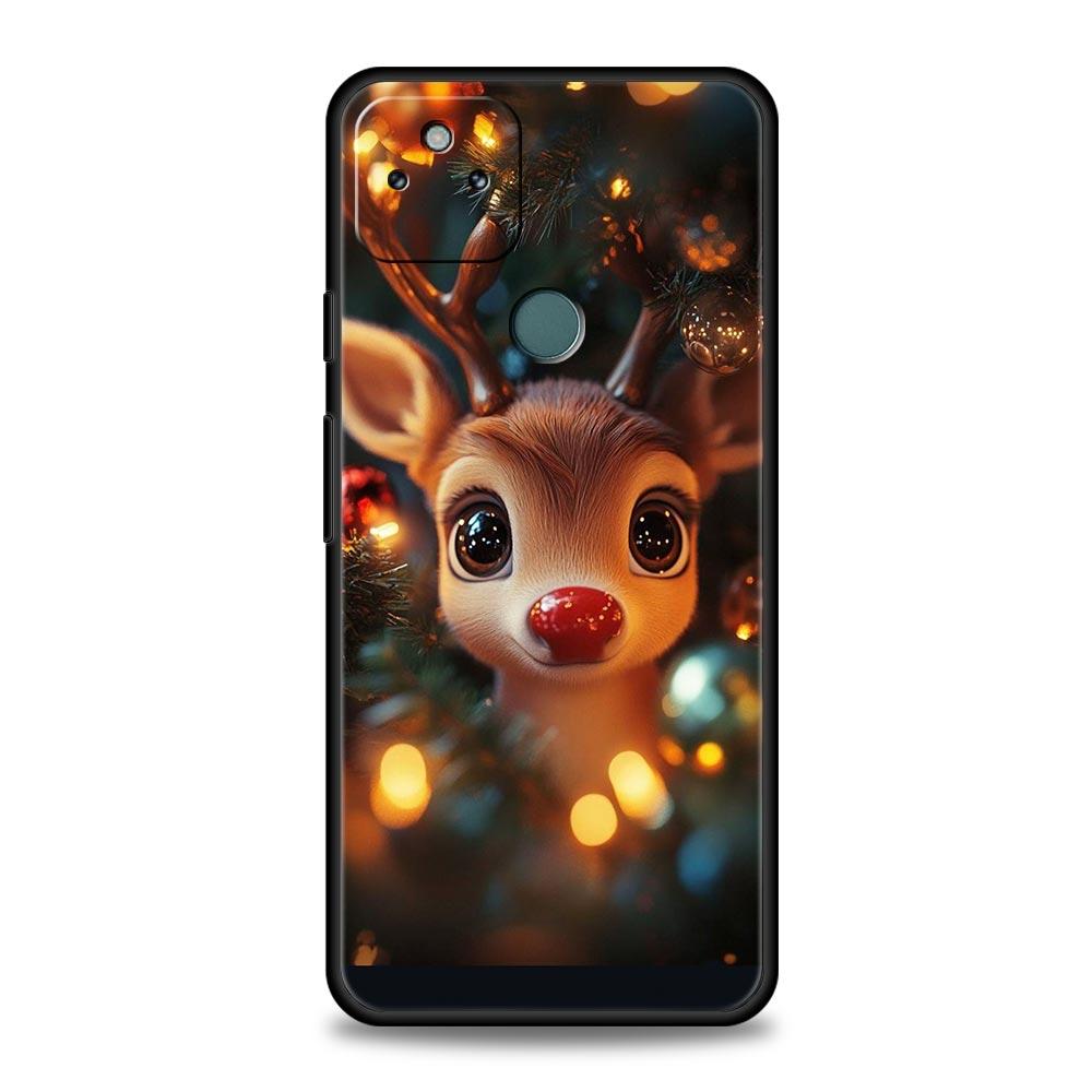 

Cartoon Animal Deer Phone Case Cover for Google Pixel 10 9 8 7 6 9A 8A 7A 6A Pro Shockproof Soft TPU 10 Pro XL Shell Fundas Bags Pixel 9A