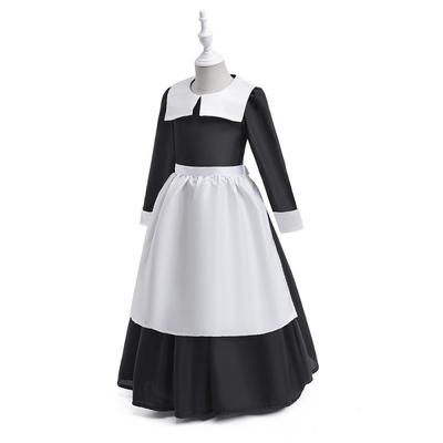 New Black Wednesday Adams Children's Dress, Forged Cloth Dress June 1 Children's Day Costume