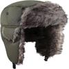 Unisex Faux Fur Trapper Hunting Hat - Windproof Ski Trooper Cap With Ear Flaps