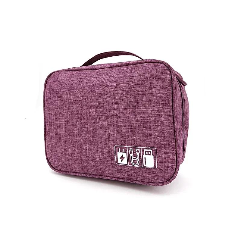 Cable Storage Bag Waterproof Digital Electronic Organizer Portable USB Data Line Charger Plug Storage Bag Travel Cable Organizer