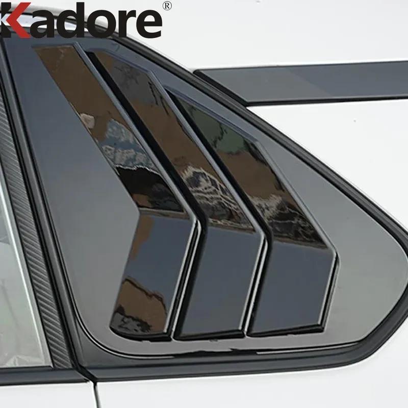 For Toyota RAV4 RAV 4 -   2024 Carbon Car Rear Window Side Vent Louver Shutter Cover Trim Exterior Accessories