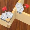 2/4pcs Corner Clamps For Woodworking 90 Degree Right Angle Clamp with Adjustable Swing Jaw For Wood Metal Pipe Steel Rod Glass