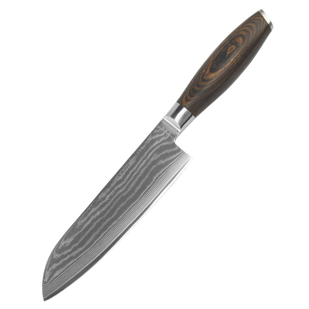 VG10 Damascus Steel Professional Japanese Chef Knife Sharp Slicing Meat Fish Fruit Kitchen Cleaver Knives with Gift Box