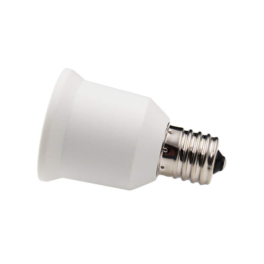 DiCUNO E17 To E26 Base Set of 2 Adapter, Heat-Resistant,