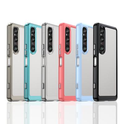 For Sony Xperia 10 VI Case For Xperia 10 VI Cover Colorful Soft Edge Silicone Transparent Shockproof Bumper For Xperia 10 VI