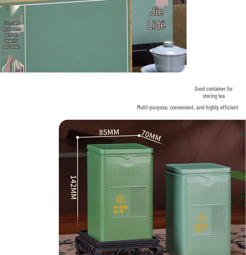 High-Quality Green Tea Packaging Box - Biluochun, Jasmine, Xinyang Maojian Gift Box