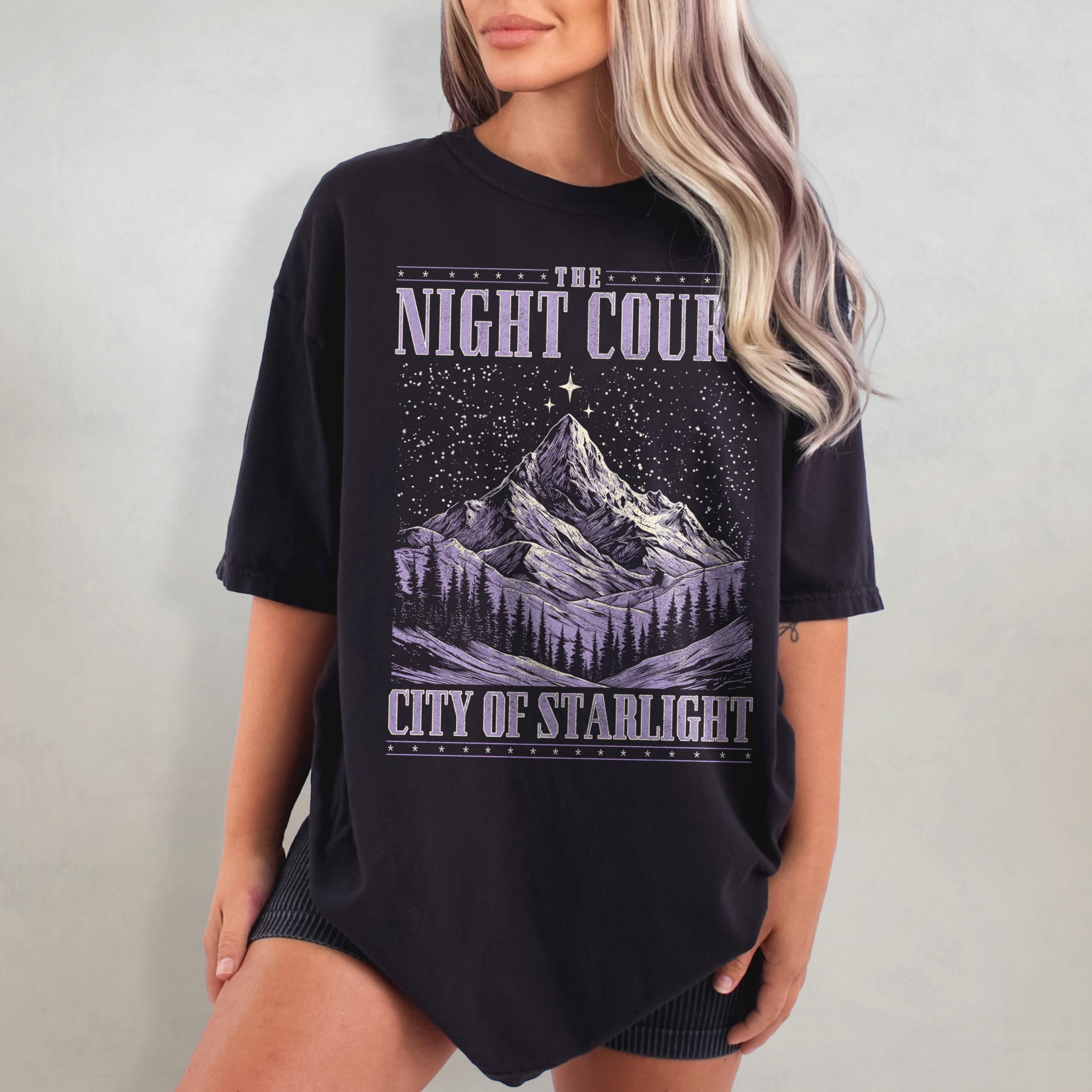 

The Night Court Printed Tshirt SpringSummer Womens Shirt 2026 New Fashion Trend Top Short Sleeve Comfortable Tshirt S