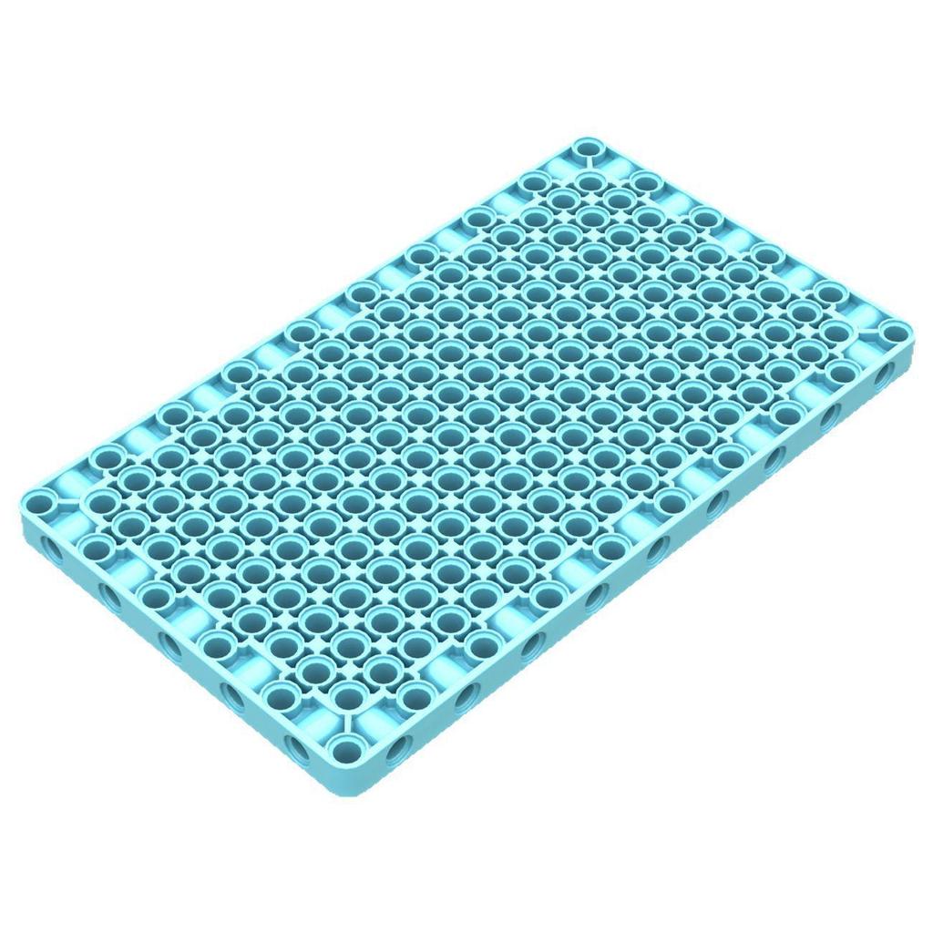 11x19 Hole Arm Technology Base Plate Compatible with LEGO 39369 for Science Education MOC Accessories