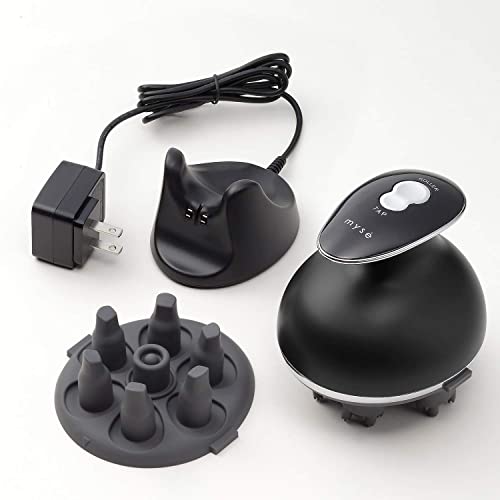 Ya-Man mysé Head Spa Lift Electric Scalp Brush for Men, Black