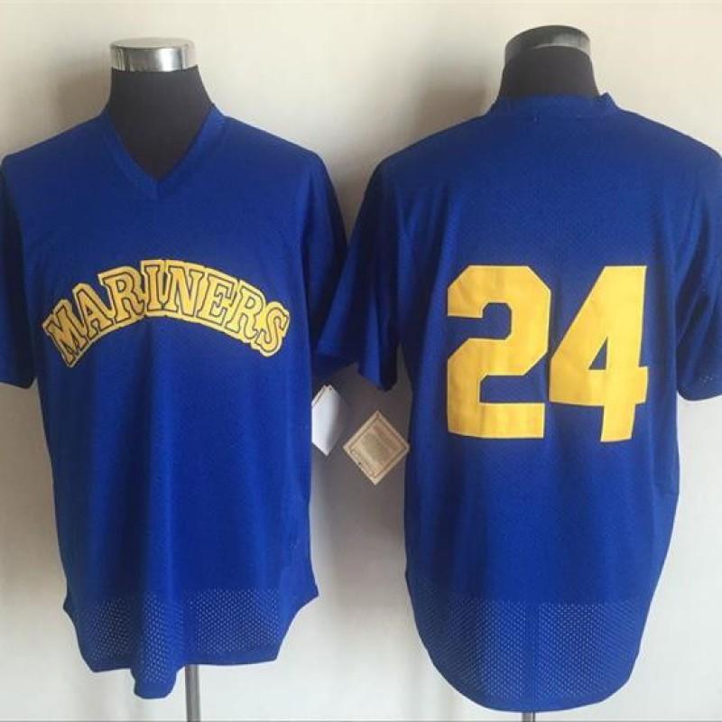 Vintage Seattle Mariners Baseball Jersey Unisex Embroidered Sport Shirt Casual Wear Fan Apparel