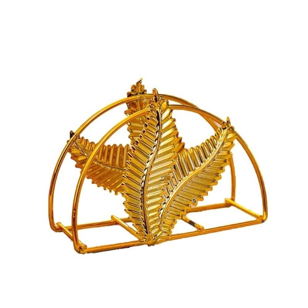 

Standing Ginkgo leaves Napkin Stand Nordic Style Flower Tissue Dispenser Dining Room Style 4