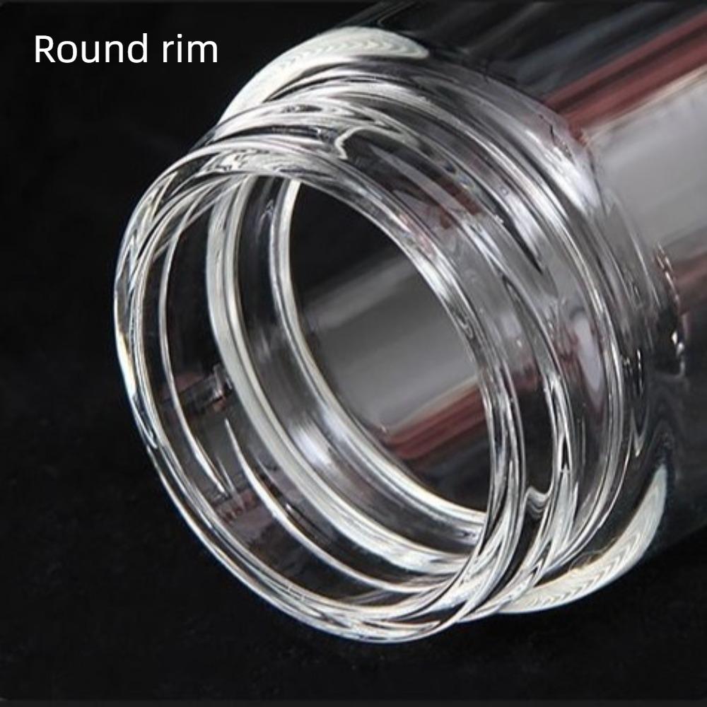 240/300ML Glass Water Bottle with Filter Tumbler Drinkware Leak Proof Glass Teapot  for Office