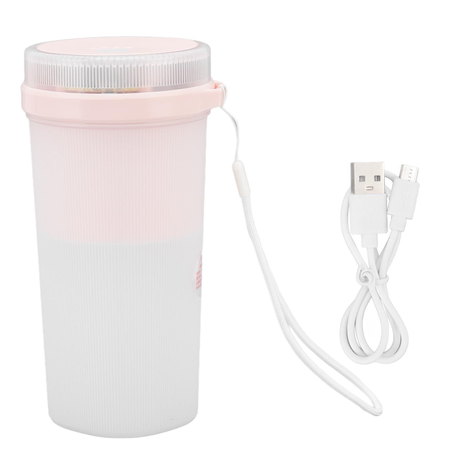 Health & Beauty PRODUCT 300ml USB Opladen Elektrische Juicer Beker Veiligheidsslot Blender met 6 Mesbladen en Waterdicht Blauw